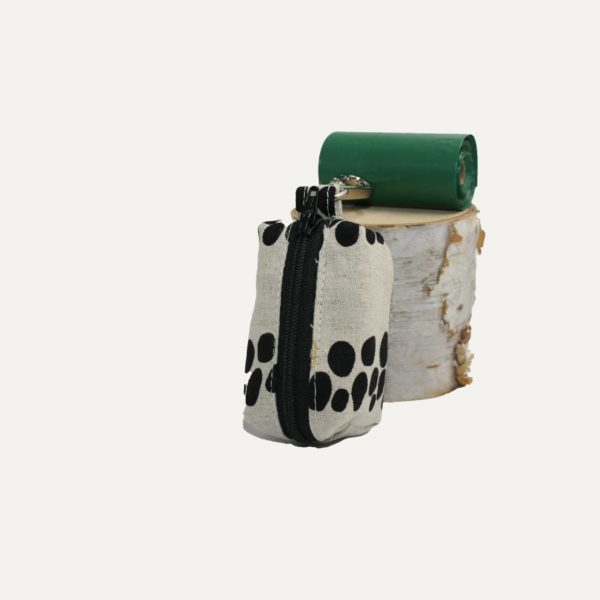 Cosmo Linen Dog Poop Bag Holder - Happy Breath
