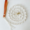 Macrame Dog Leash - Natural - Happy Breath