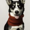 Red Infinity Dog Scarf - Happy Breath