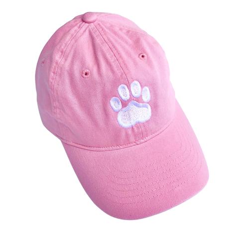 Paw Print Hat - Pink - Happy Breath