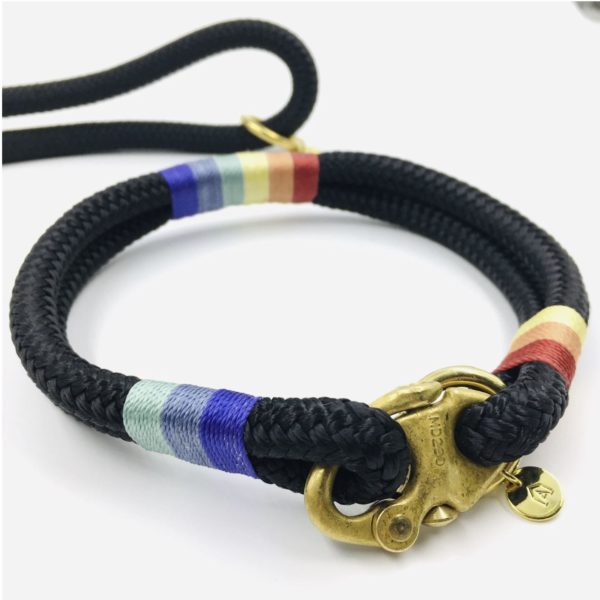 Rainbow Dog Collar - Happy Breath