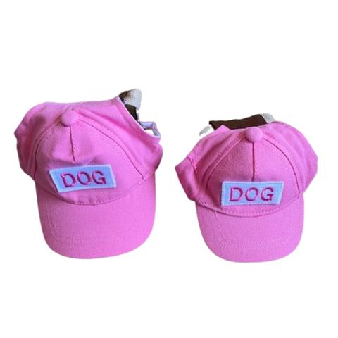 Baseball Caps for Dogs - Pink Dog - Happy Breath