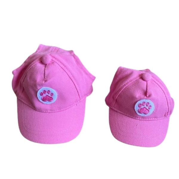 Baseball Caps for Dogs - Pink Paw - Happy Breath