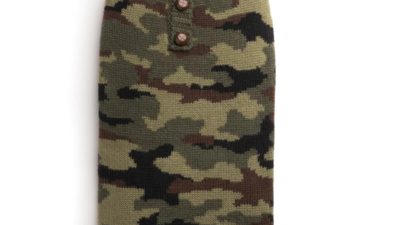 Camouflage Henley Sweater - Happy Breath