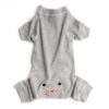 Heather Grey Thermal Dog Pajamas - Happy Breath