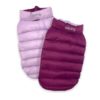 Purple Combo Pack N' Go Reversible Dog Puffer